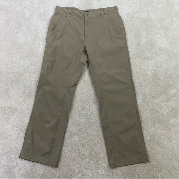 Royal Robbins Other - Royal Robbins Outdoors Lightweight Zip Cargo Hiking Pants Mens Tan Sz US W36/L32
